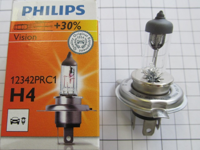 ����� H4 12V 60/55W +30% Premium (Philips)